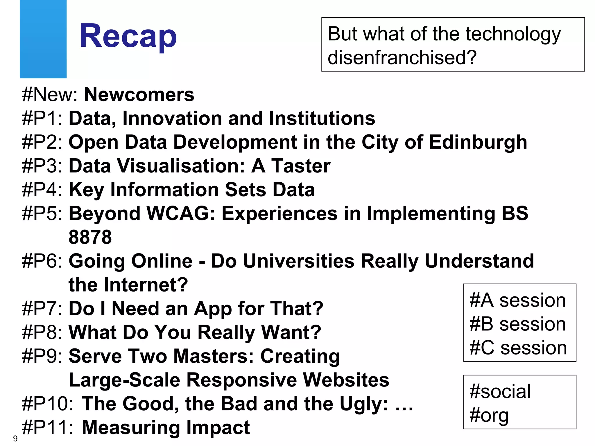 My doodle of the controversial session this afternoon.
    Hard for the drawing information management
         A centre of expertise in digital
                                          to be as dramatic as the talk
                                                                 www.ukoln.ac.uk
9
 