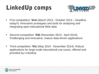 • First competition: Veni (March 2013 - October 2013 – Deadline
today!!): Innovative prototypes and tools for analysing an...
