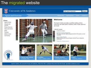 The  migrated  website 
