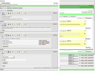 Neil Allison - #IWMW2012 - @usabilityed
 