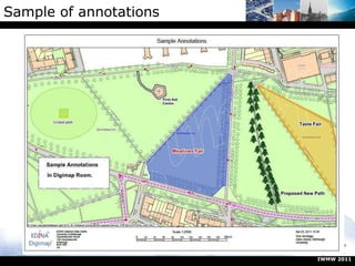 Sample of annotations IWMW 2011 