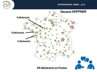 INTERNATIONAL WEEK ANGERS 2018
20
2018
 