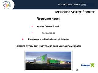 INTERNATIONAL WEEK ANGERS 2018
n
n
n
35
2018
 