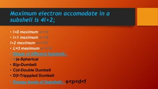 Quantum Number | PPTX