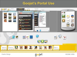 Goojet’s Portal Use 