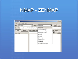 NMAP - ZENMAPNMAP - ZENMAP
 
