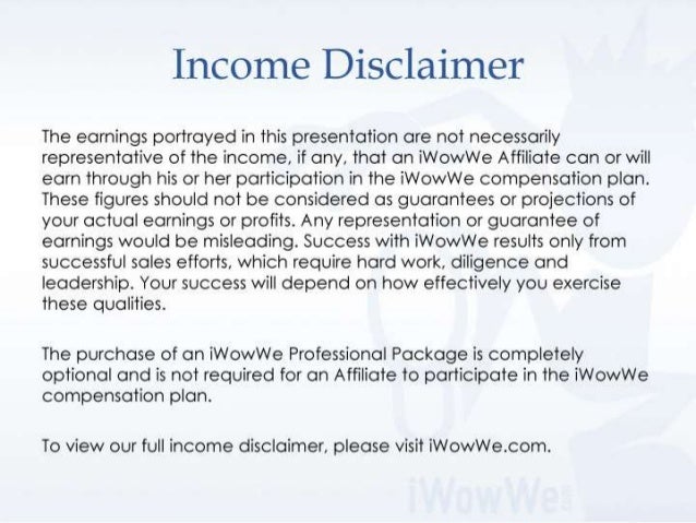 Earnings Disclaimer >> Work From Home Earnings Disclaimer >> Work From Home