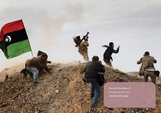 Ras Lanuf, Libya, 9 March 2011
Photographing Libyan rebels.
John Moore/Getty Images
9
 