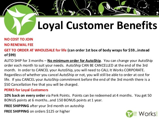 It Works Presentation It Works Presentation