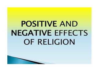 Iwrbs 02   positive and negative effects of religion