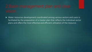 Integrated Water Resources  Management (IWRM)