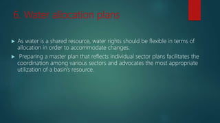 Integrated Water Resources  Management (IWRM)