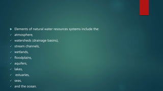 Integrated Water Resources  Management (IWRM)