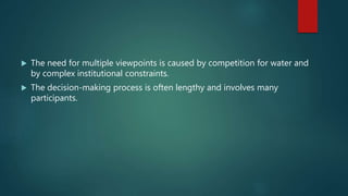 Integrated Water Resources  Management (IWRM)