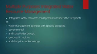 Integrated Water Resources  Management (IWRM)