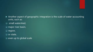 Integrated Water Resources  Management (IWRM)
