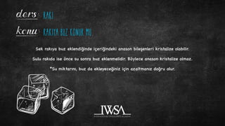 Story Okulu - Rakı Servisi ve Saklama Koşulları | PDF