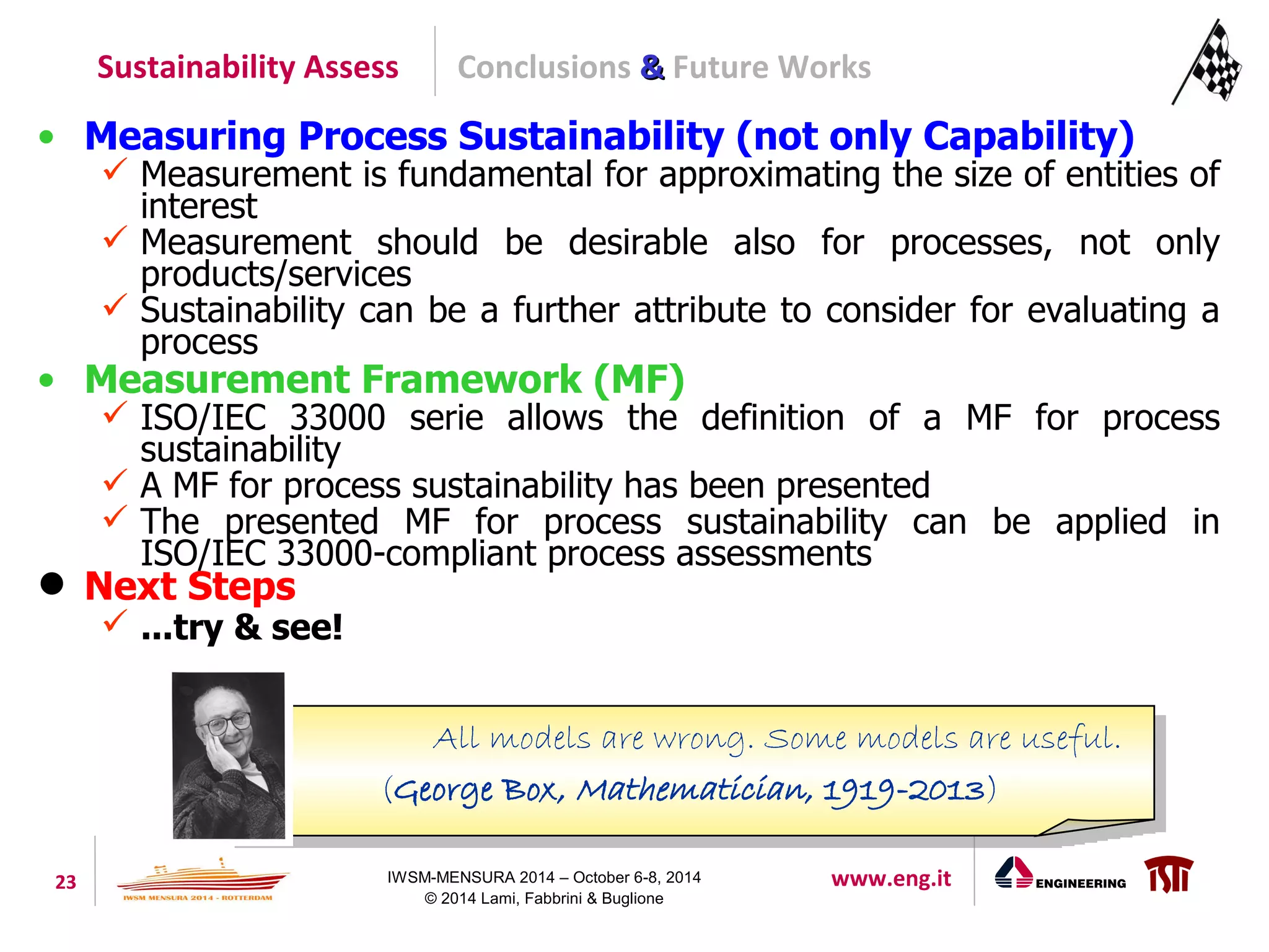 An ISO/IEC 33000-compliant Measurement Framework for Software Process ...