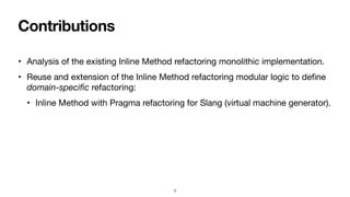 An Analysis of Inline Method Refactoring | PDF