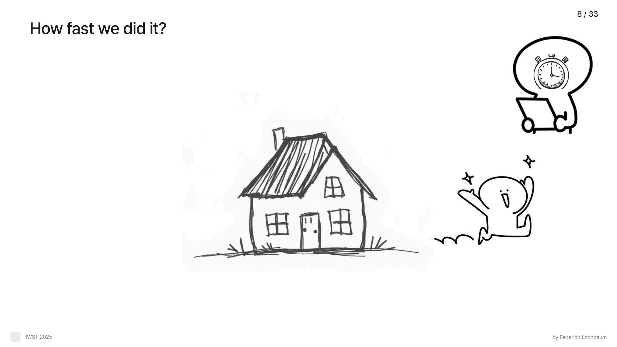 by Federico Lochbaum IWST 2025 Howfastwedidit? 8/33 