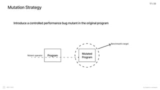Evaluating Benchmark Quality: a Mutation-Testing- Based Methodology | PDF