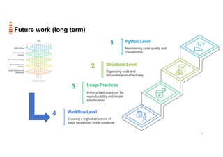 31
Future work (long term)
 