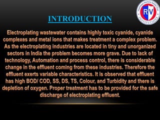 Effluent treatment schematics for electroplating industries | PPTX