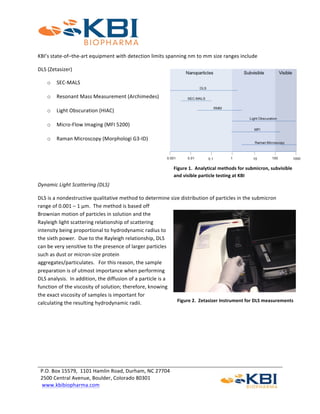 Subvisible Particle Characterization: Why Simply Counting Shadows ...
