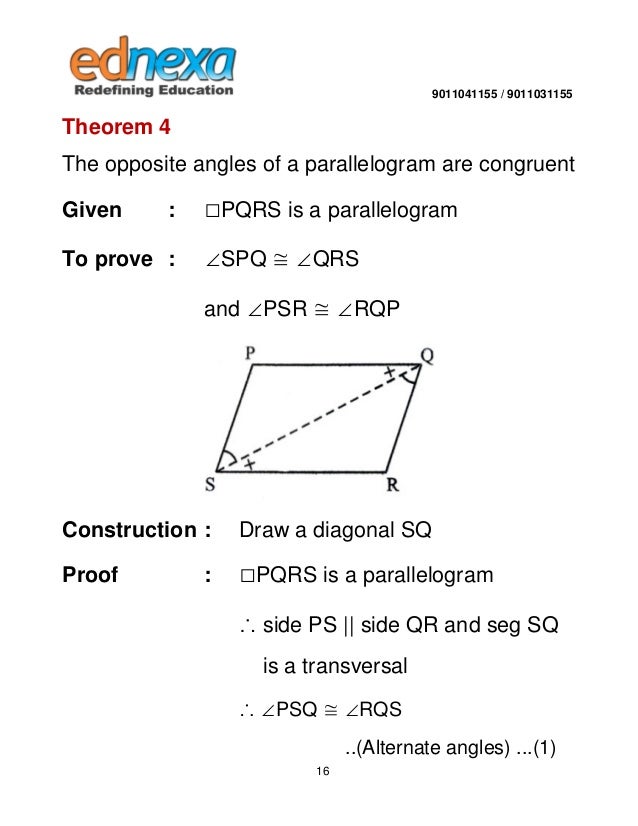 9th Maths - Quadrilateral And Its Types 9th Maths - Quadrilateral And Its Types