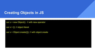 Js: master prototypes | PPT