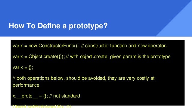 Js: master prototypes