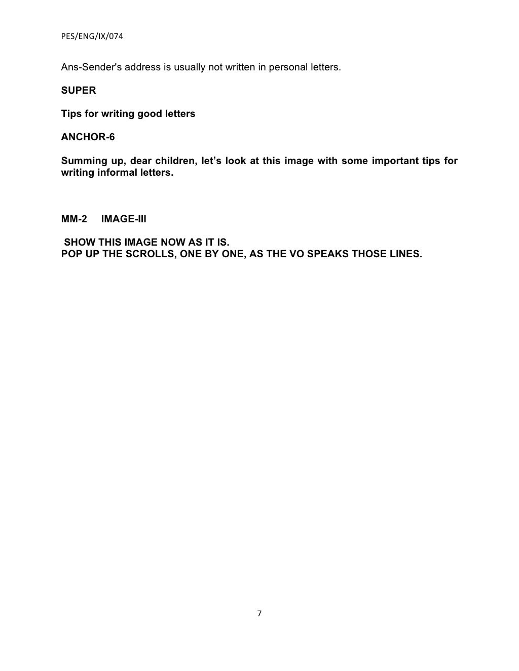Ix application and letter writing 5