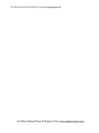 For More School Notes & Projects Visit www.toppersarena.com




       For More School Notes & Projects Visit www.toppersarena.com
 