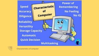 Attributes Computer Ix Computer Applications ch 1 Computer System | PPTX