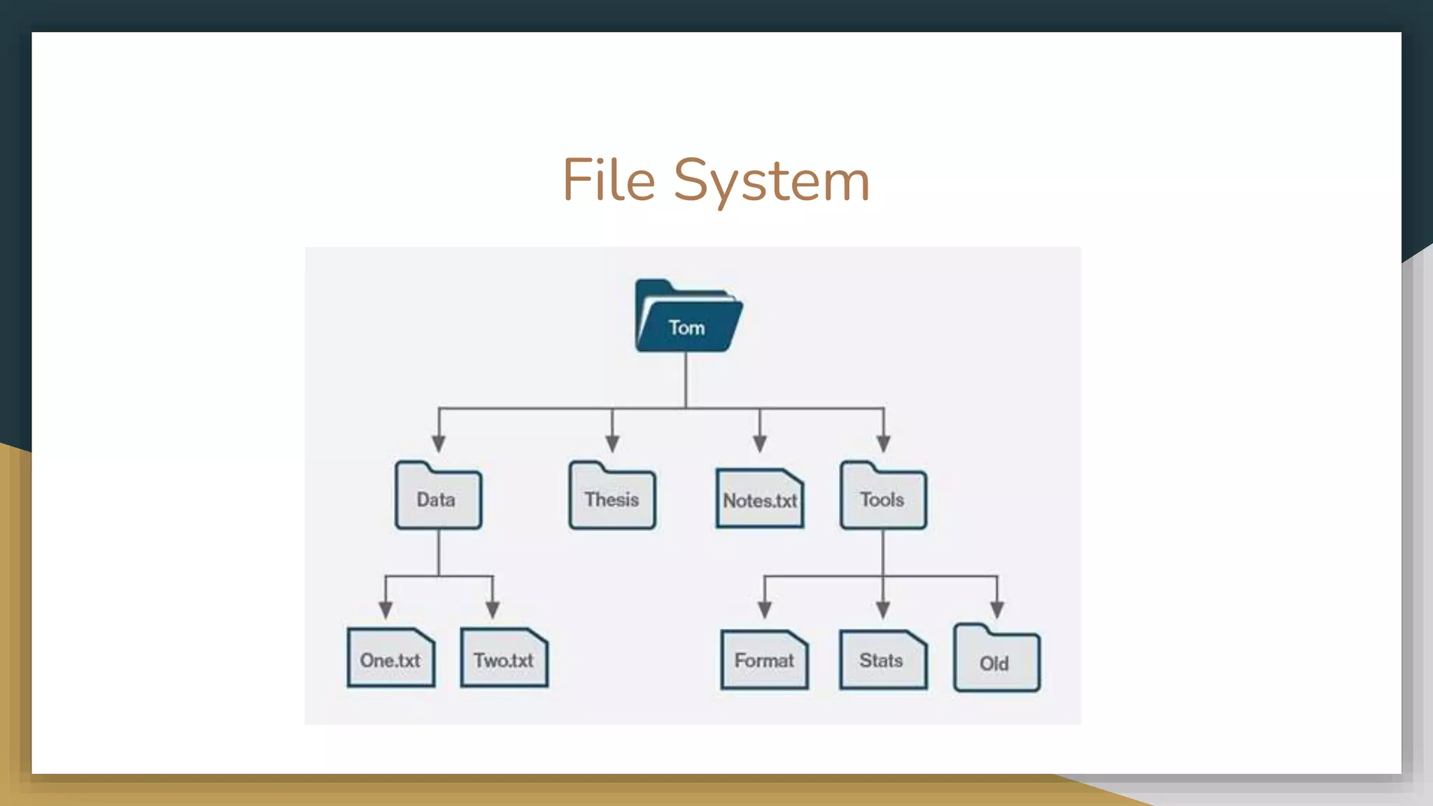 File System
 