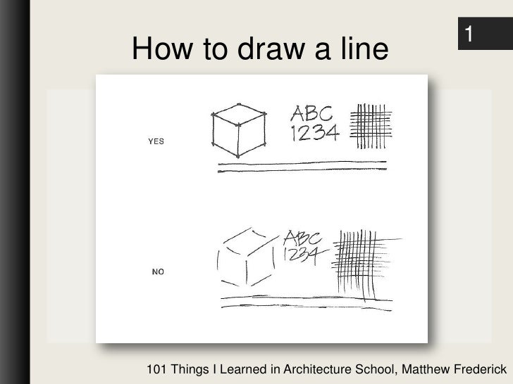 101 Things I Learned in Architecture School by Matthew Frederick (2007,... 101 Things I Learned in Architecture School by Matthew Frederick (2007,...
