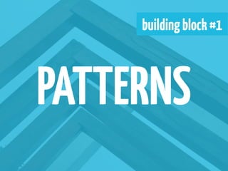 building block #1



PATTERNS
 