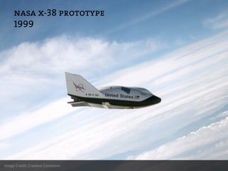 nasa x-38 prototype
     1999




Image Credit: Creative Commons
 
