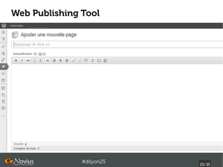 Web Publishing Tool




               #dilyon25
                           25/43
 