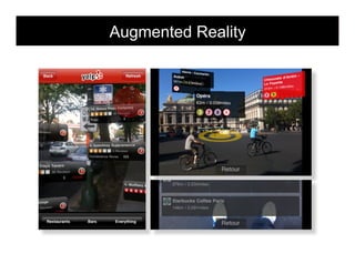 Augmented Reality
                morville@semanticstudios.com




                                    65
 