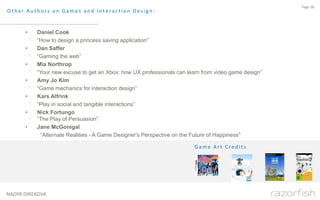 Game design for web designers: IXDA'09 Talk