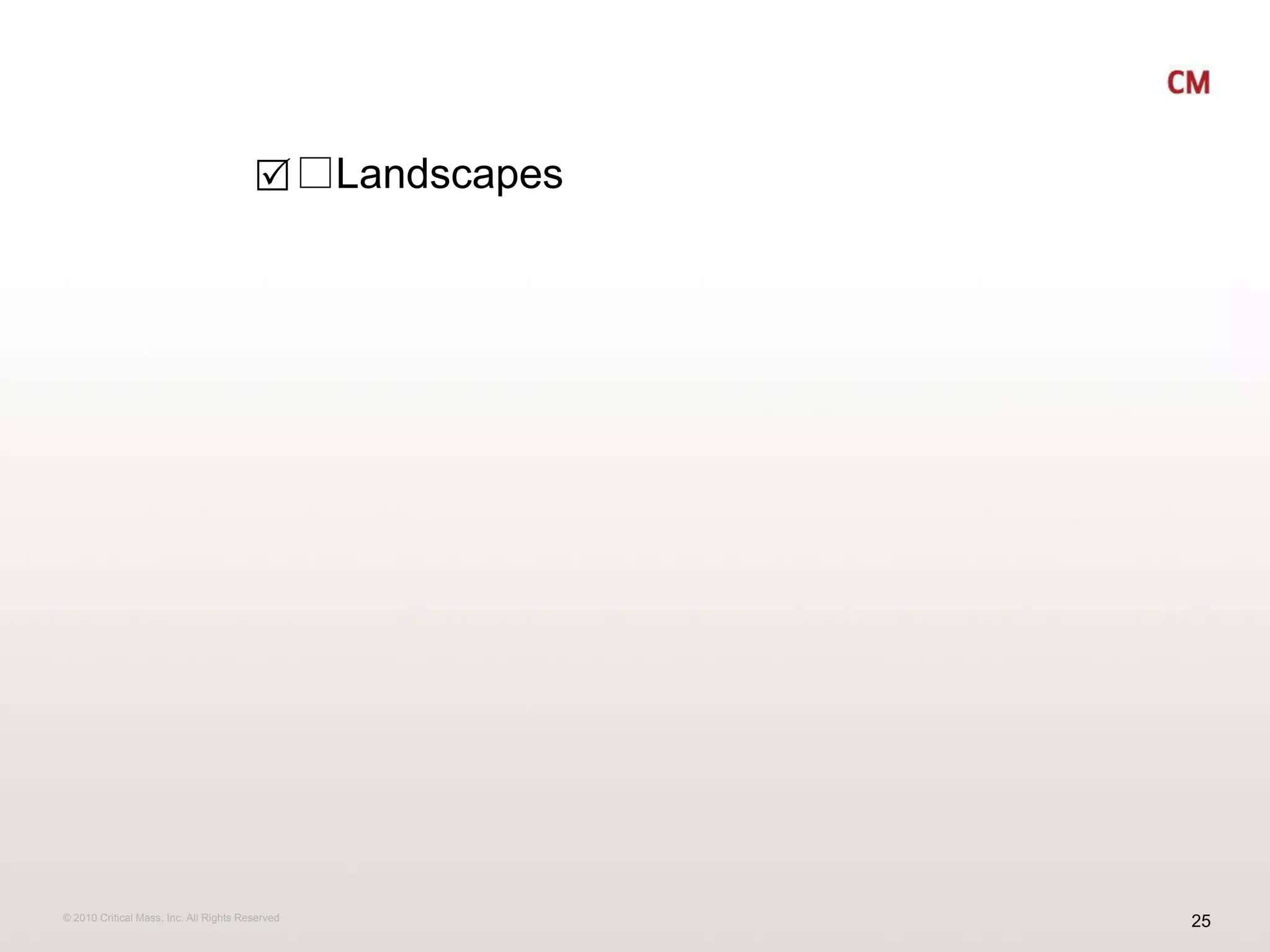 *Landscapes R 