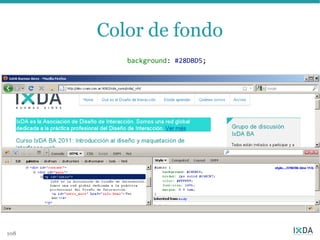 Color de fondo
         background: #28DBD5;




108
 