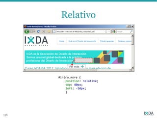 Relativo




      #intro_more {
          position: relative;
          top: 40px;
          left: -50px;
          }




136
 