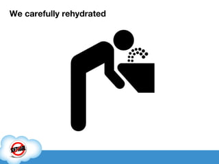 We carefully rehydrated 