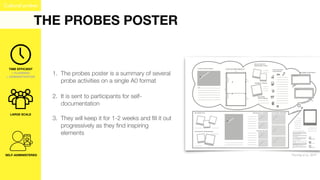 THE PROBES POSTER
SELF-ADMINISTERED
LARGE SCALE
1. The probes poster is a summary of several
probe activities on a single ...