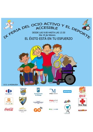 Ix feria del ocio accesible y del deporte accesible 2015 La Rosaleda
