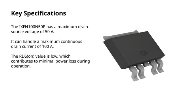 Modulo IXYS IXFN100N50P - Ricondizionato, Giappone, Pacchetto MODULO