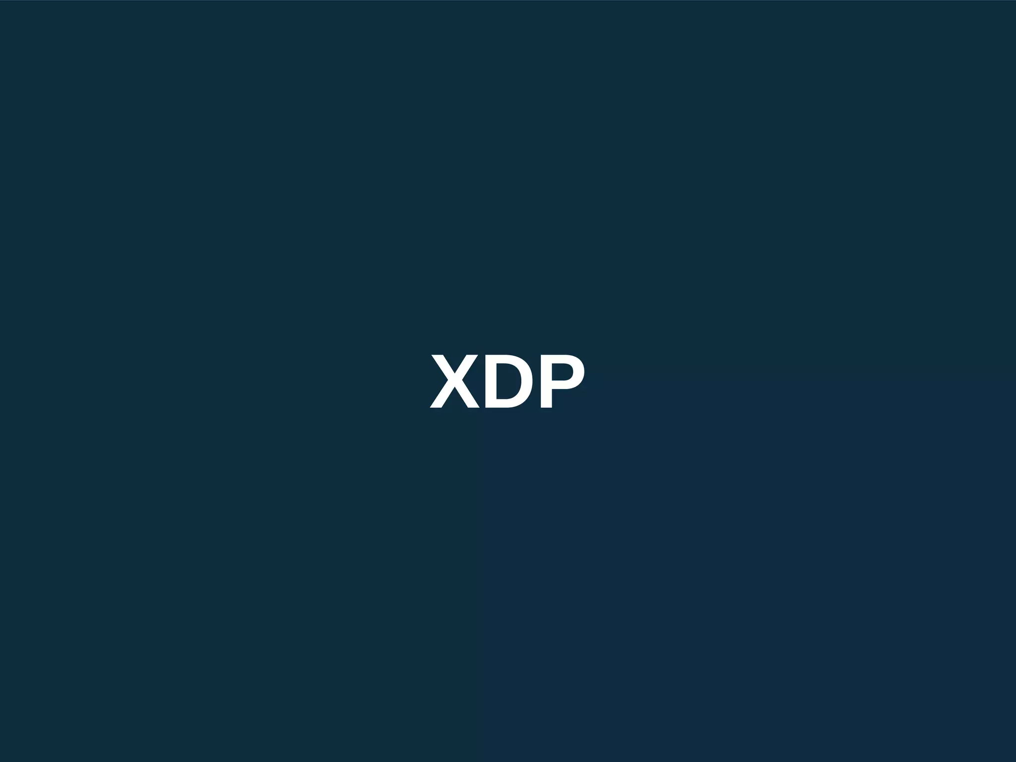 XDP
 