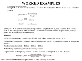 WORKED EXAMPLES
© 2014 Pearson Education, Inc.
 